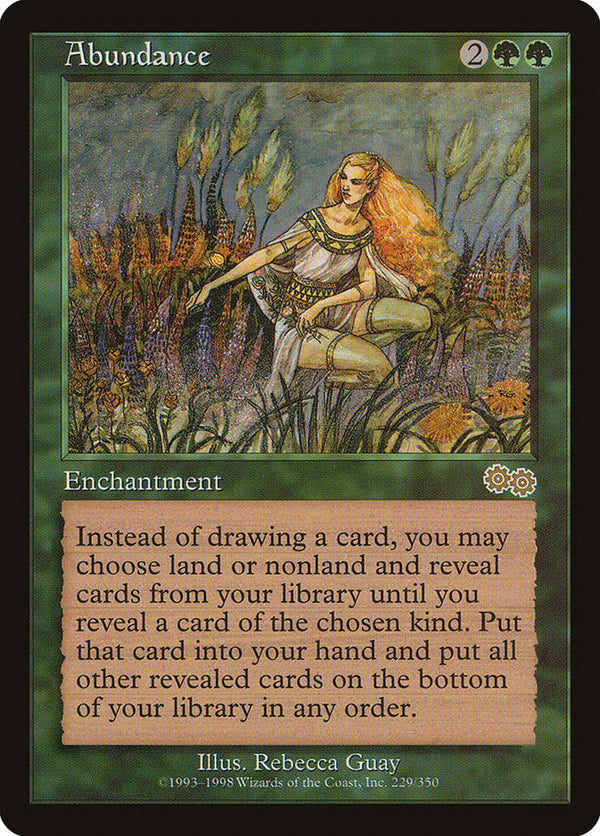 Abundance [Urza's Saga] - Magic: The Gathering