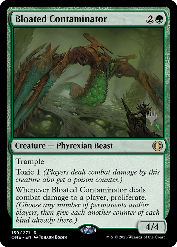 Bloated Contaminator (Promo Pack) [Phyrexia: All Will Be One Promos] - Magic: The Gathering