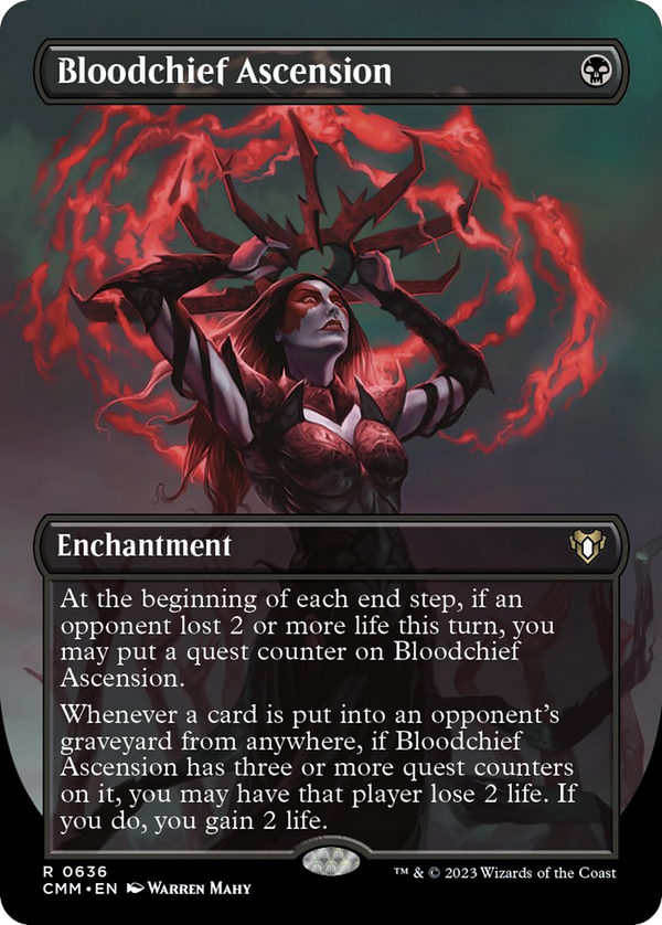 Bloodchief Ascension (Borderless Alternate Art) [Commander Masters] - Magic: The Gathering