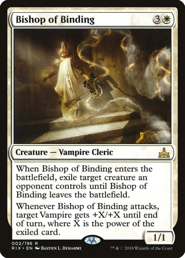 Bishop of Binding [Rivals of Ixalan] - Magic: The Gathering