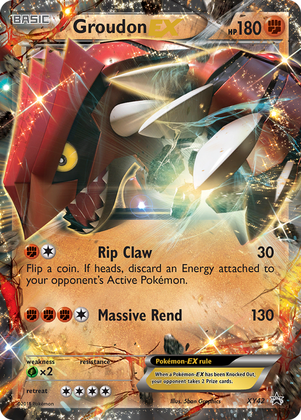 Groudon EX (XY42) [XY: Black Star Promos] - Pokémon
