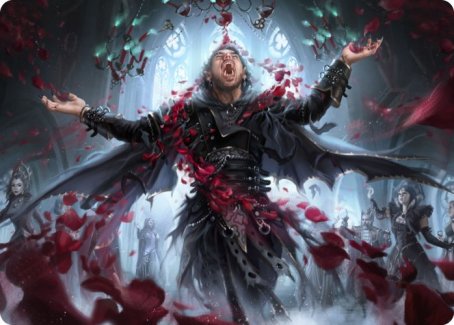 Bloodsoaked Reveler Art Card [Innistrad: Crimson Vow Art Series] - Magic: The Gathering