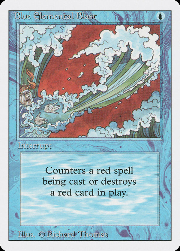 Blue Elemental Blast [Revised Edition] - Magic: The Gathering