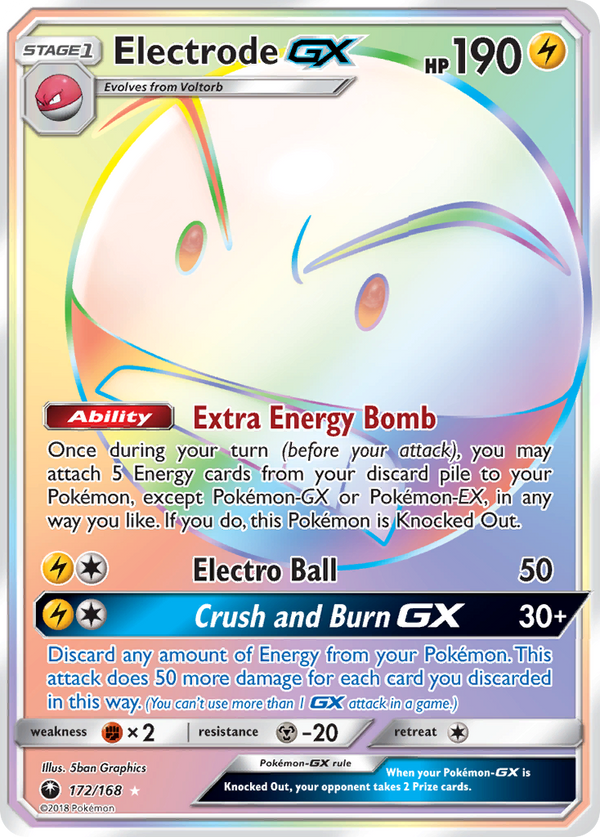 Electrode GX (172/168) [Sun & Moon: Celestial Storm] - Pokémon