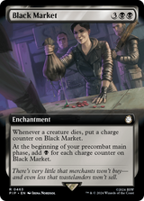 Black Market (Extended Art) [Fallout] - Magic: The Gathering