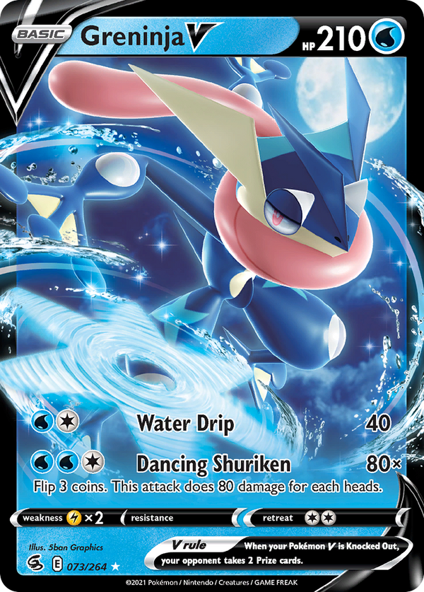 Greninja V (073/264) (Intro Deck) [Sword & Shield: Fusion Strike] - Pokémon