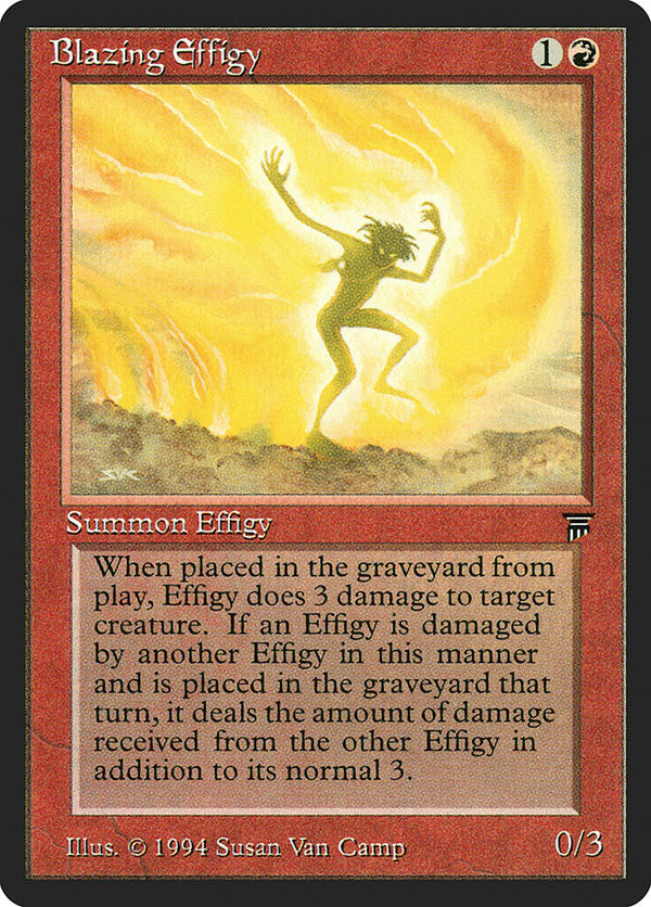 Blazing Effigy [Legends] - Magic: The Gathering