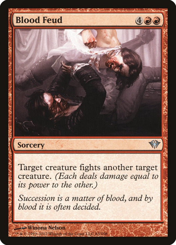 Blood Feud [Dark Ascension] - Magic: The Gathering