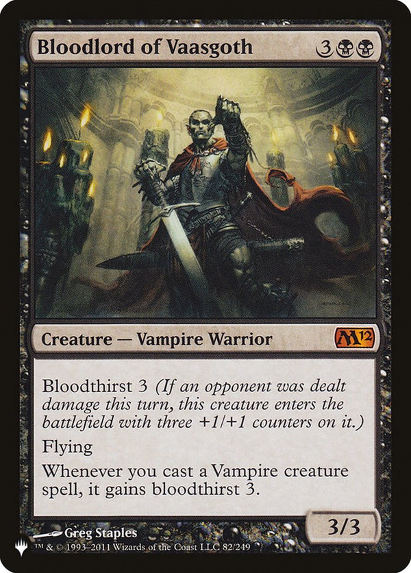Bloodlord of Vaasgoth [The List] - Magic: The Gathering