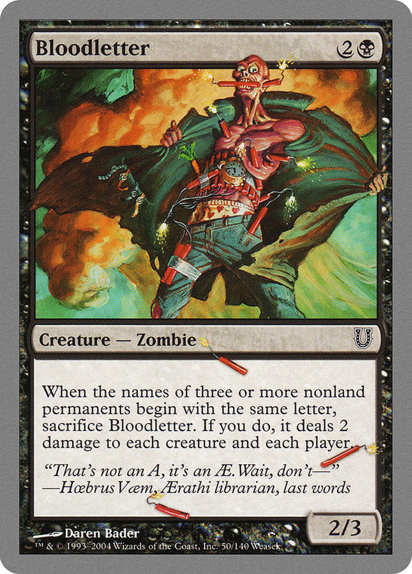 Bloodletter [Unhinged] - Magic: The Gathering
