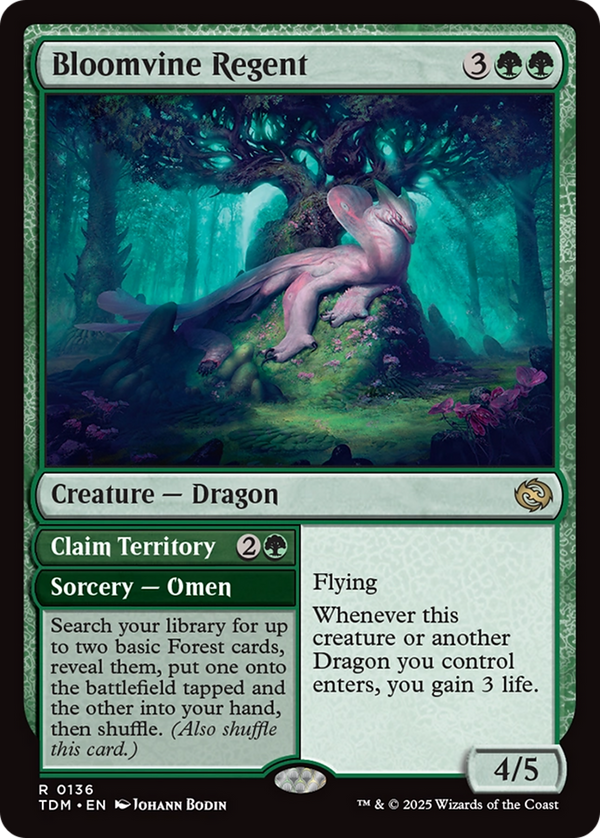 Bloomvine Regent [Tarkir: Dragonstorm] - Magic: The Gathering