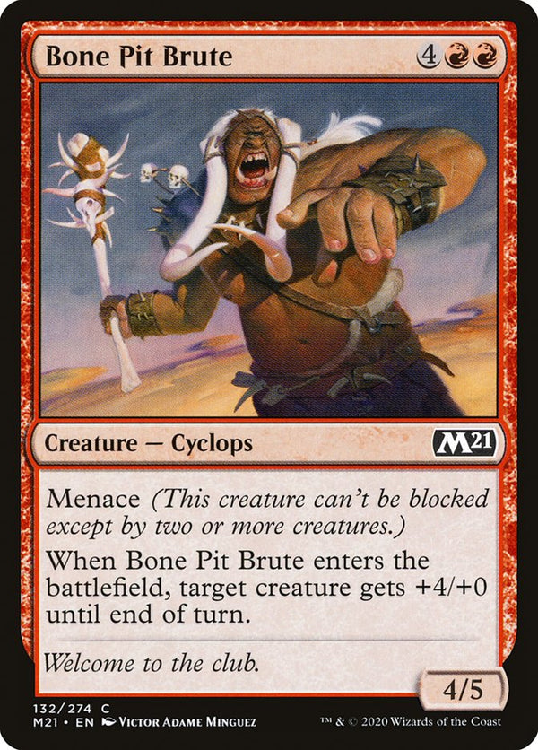 Bone Pit Brute [Core Set 2021] - Magic: The Gathering