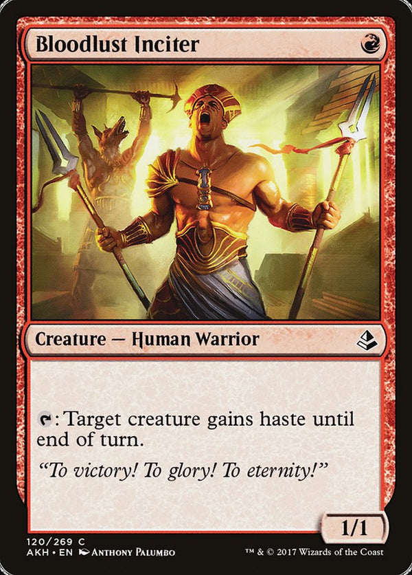 Bloodlust Inciter [Amonkhet] - Magic: The Gathering