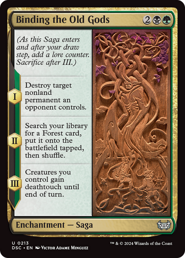 Binding the Old Gods [Duskmourn: House of Horror Commander] - Magic: The Gathering