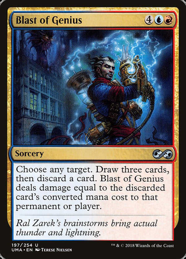 Blast of Genius [Ultimate Masters] - Magic: The Gathering