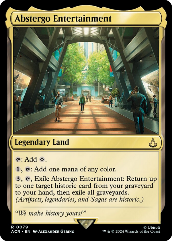 Abstergo Entertainment [Assassin's Creed] - Magic: The Gathering