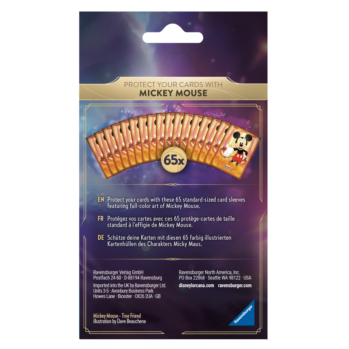 Card Sleeves (Mickey Mouse / 65-Pack)