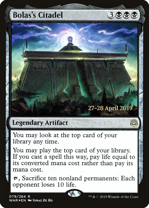 Bolas's Citadel [War of the Spark Prerelease Promos] - Magic: The Gathering