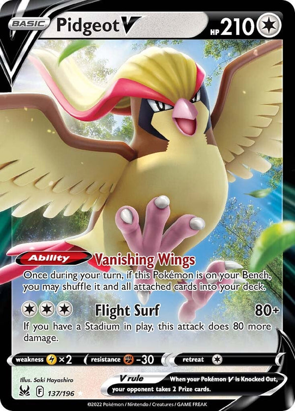 Pidgeot V (137/196) [Sword & Shield: Lost Origin] - Pokémon
