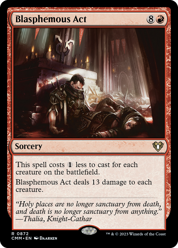 Blasphemous Act [Commander Masters] - Magic: The Gathering