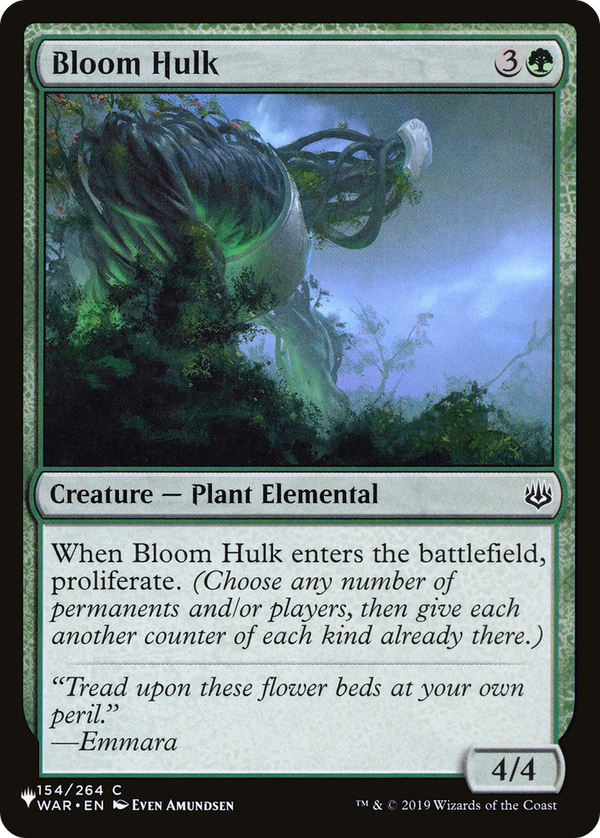 Bloom Hulk [The List] - Magic: The Gathering