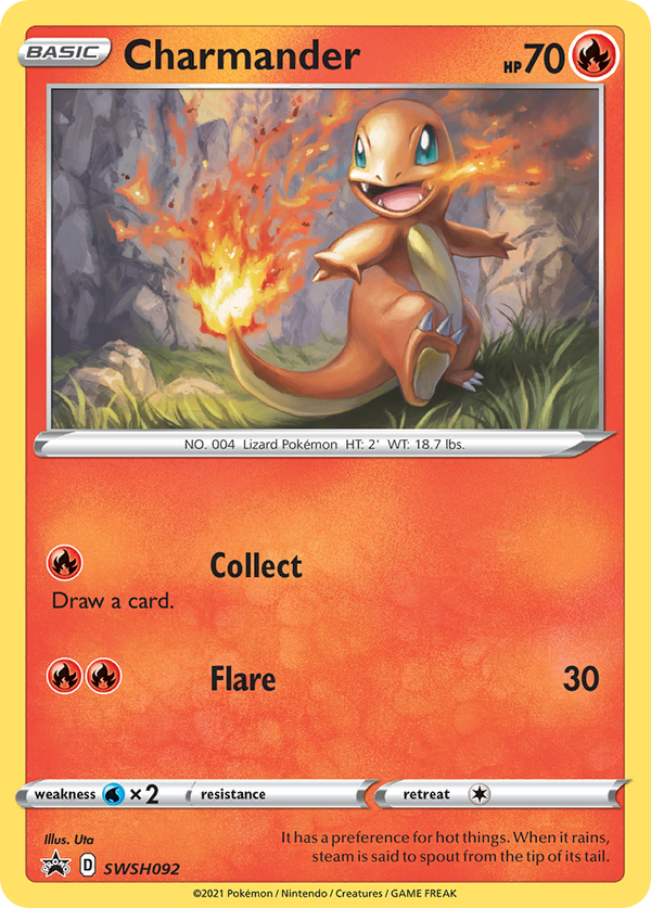 Charmander (SWSH092) [Sword & Shield: Black Star Promos] - Pokémon