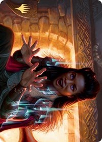 Birgi, God of Storytelling Art Card (Gold-Stamped Signature) [Kaldheim Art Series] - Magic: The Gathering