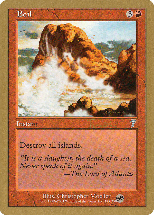 Boil (Jan Tomcani) (SB) [World Championship Decks 2001] - Magic: The Gathering