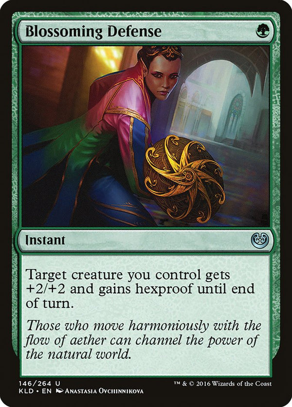 Blossoming Defense [Kaladesh] - Magic: The Gathering
