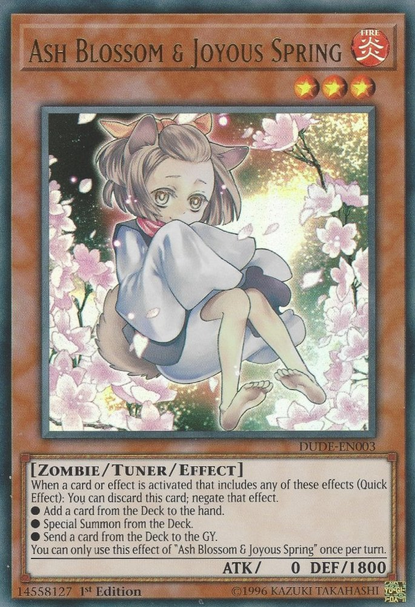 Ash Blossom & Joyous Spring [DUDE-EN003] Ultra Rare - Yu-Gi-Oh!