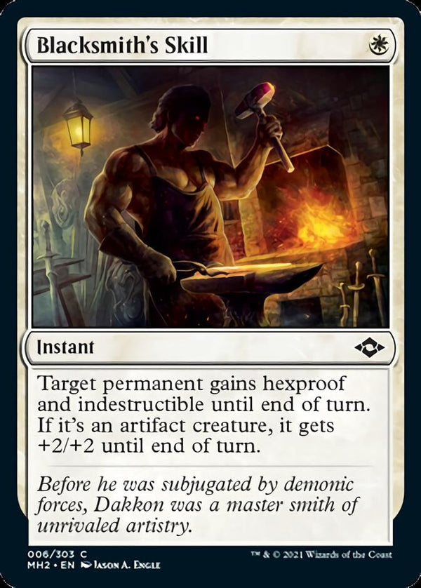 Blacksmith's Skill [Modern Horizons 2] - Magic: The Gathering