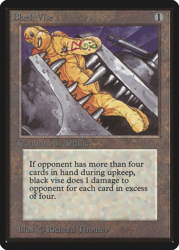Black Vise [Beta Edition] - Magic: The Gathering