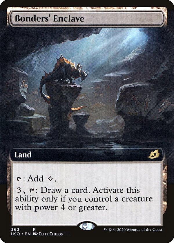 Bonders' Enclave (Extended Art) [Ikoria: Lair of Behemoths] - Magic: The Gathering