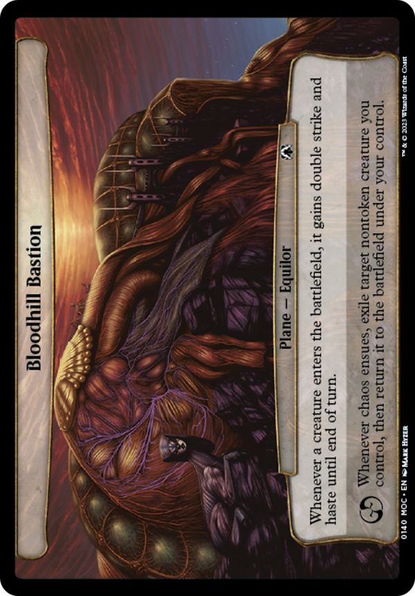 Bloodhill Bastion [March of the Machine Commander] - Magic: The Gathering