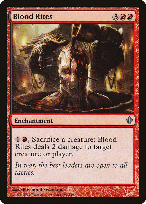 Blood Rites [Commander 2013] - Magic: The Gathering