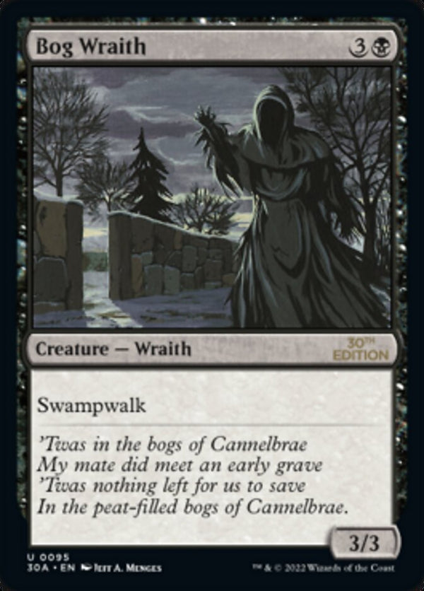 Bog Wraith [30th Anniversary Edition] - Magic: The Gathering