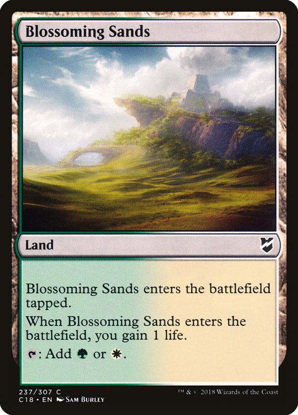 Blossoming Sands [Commander 2018] - Magic: The Gathering