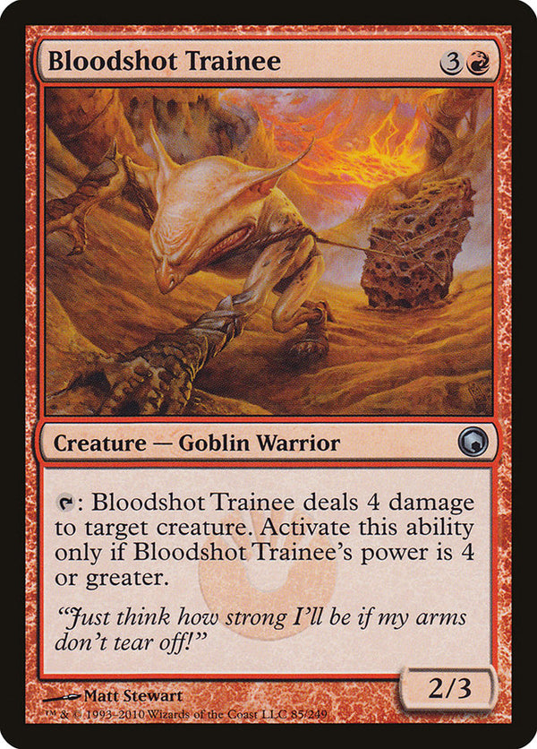 Bloodshot Trainee [Scars of Mirrodin] - Magic: The Gathering