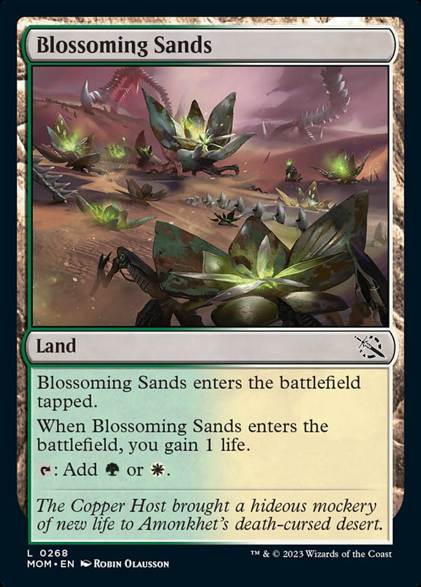 Blossoming Sands [March of the Machine] - Magic: The Gathering