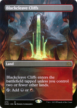 Blackcleave Cliffs (Borderless Alternate Art) [Phyrexia: All Will Be One] - Magic: The Gathering