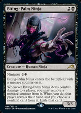 Biting-Palm Ninja (Promo Pack) [Kamigawa: Neon Dynasty Promos] - Magic: The Gathering