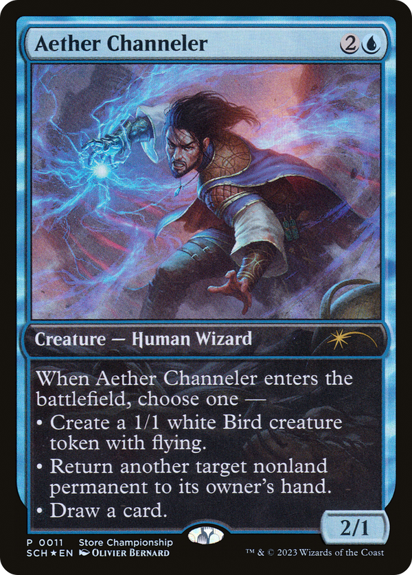 Aether Channeler [Store Championships 2023] - Magic: The Gathering