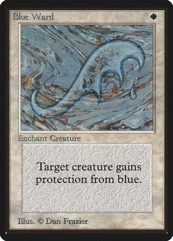Blue Ward [Beta Edition] - Magic: The Gathering