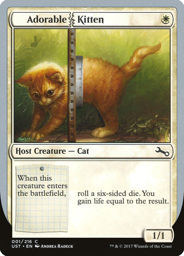 Adorable Kitten [Unstable] - Magic: The Gathering