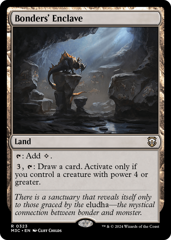 Bonders' Enclave (Ripple Foil) [Modern Horizons 3 Commander] - Magic: The Gathering