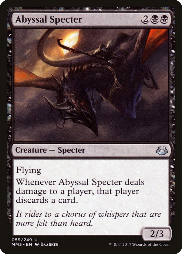 Abyssal Specter [Modern Masters 2017] - Magic: The Gathering