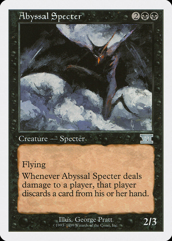 Abyssal Specter [Battle Royale] - Magic: The Gathering