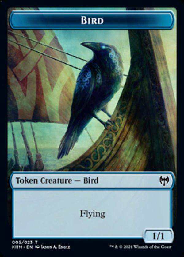 Bird Token [Kaldheim Tokens] - Magic: The Gathering
