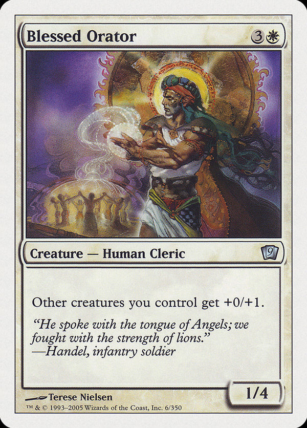 Blessed Orator [Ninth Edition] - Magic: The Gathering