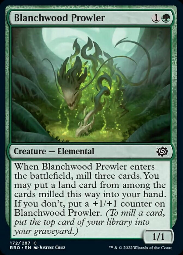 Blanchwood Prowler [The Brothers' War] - Magic: The Gathering